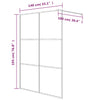 Walk-in suihkuseinäke valkoinen 140x195 cm kirkas ESG-lasi