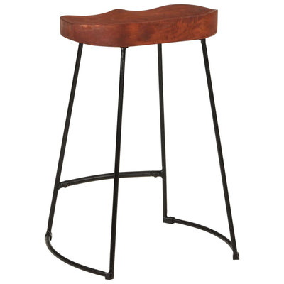 Gavin baarijakkarat 2 kpl 45x40x63 cm täysi mangopuu