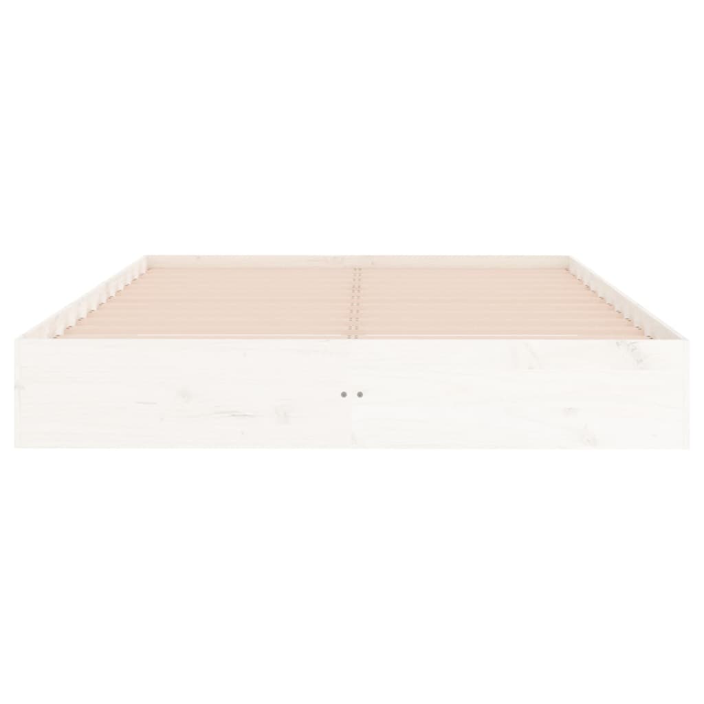 Valkoinen sängynrunko Intexim 120x200cm (puu)