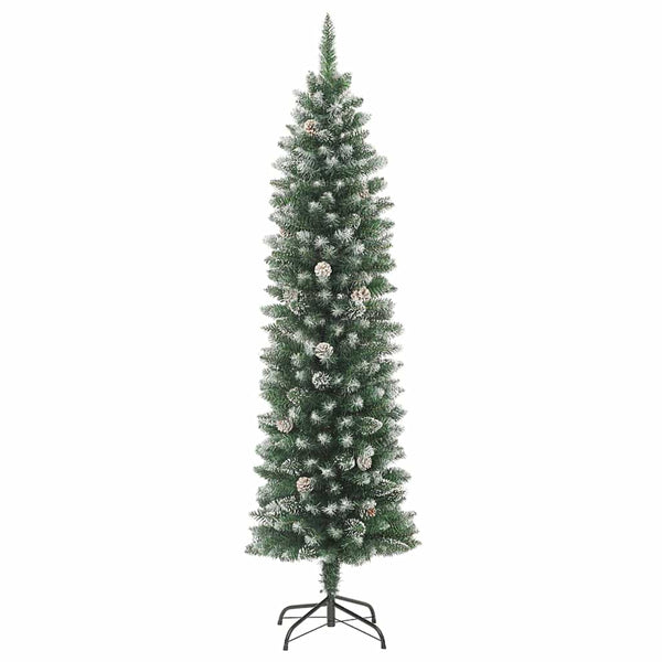 Ohut tekojoulukuusi jalustalla 120 cm PVC