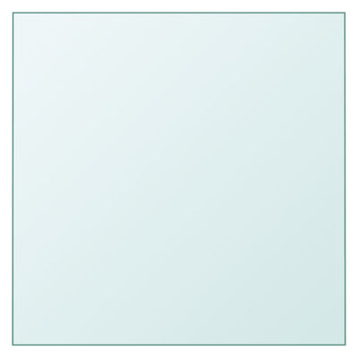 Läpinäkyvä pöytälevy Edvina 60x60cm (karkaistu lasi)