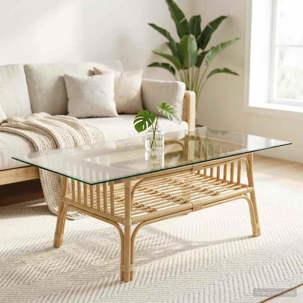 Pöytälevy läpinäkyvä 50x100 cm karkaistu lasi