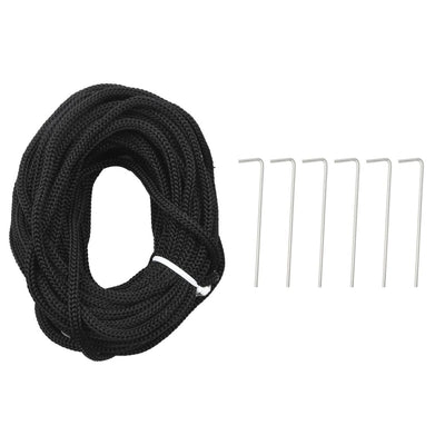 Sinistä joulukuusi lipputankoon Mirodica 180cm (108 led-valoa)