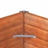 Korotettu kukkalaatikko ruoste 100x40x45 cm Corten teräs