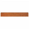 Korotettu kukkalaatikko ruoste 320x40x45 cm Corten teräs