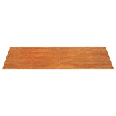 Ruoste kattopaneelit Omari 60x44cm (12 kpl corten teräs)