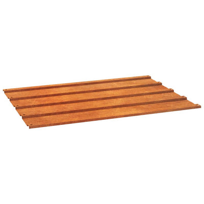 Ruoste kattopaneelit Omari 60x44cm (36 kpl corten teräs)