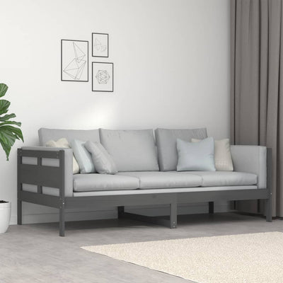 Harmaa sohvasänky Adriane 90x200cm (mänty)