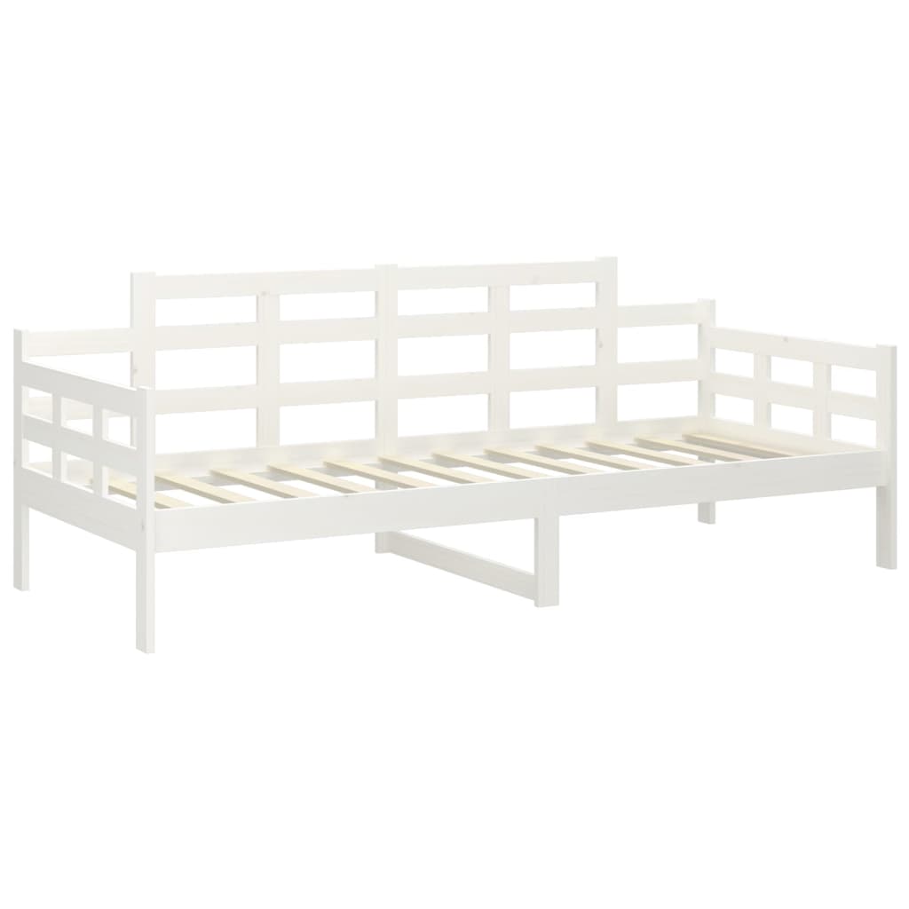 Valkoinen sohvasänky Zeinal 80x200cm (mänty)