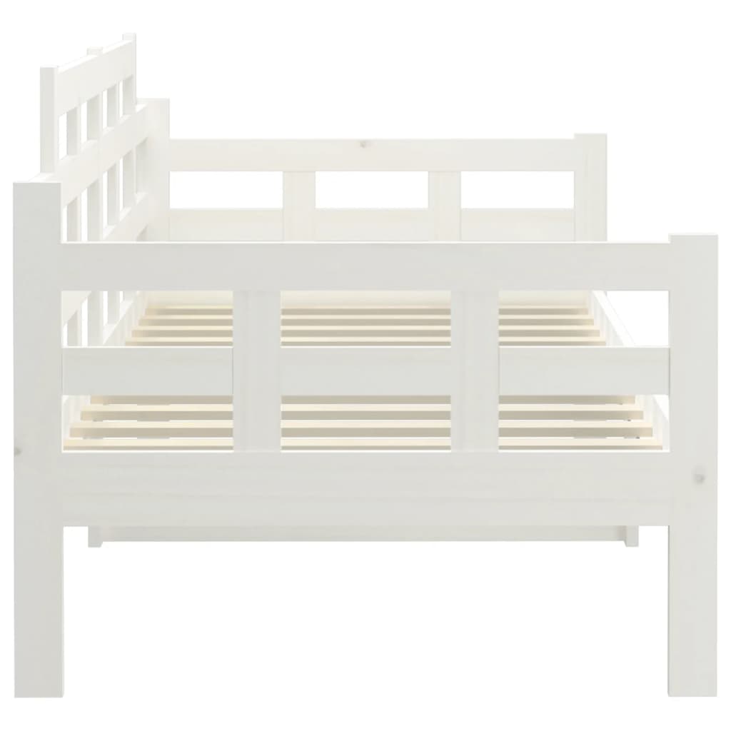 Valkoinen sohvasänky Zeinal 80x200cm (mänty)