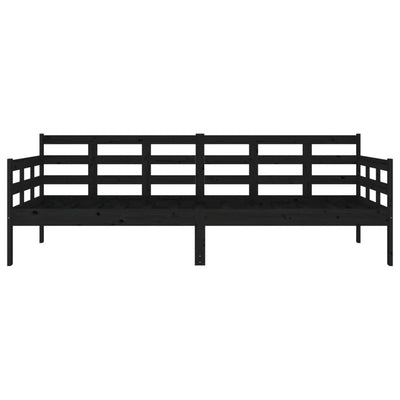 Musta sohvasänky Dobita 90x200cm (mänty)