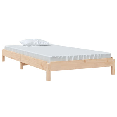 Pinottava sänky 75x190 cm täysi mänty