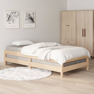 Pinottava sänky 75x190 cm täysi mänty