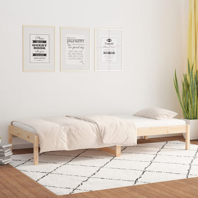Vuodesohva ilman patjaa 80x200 cm täysi mänty