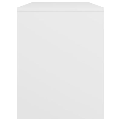 Valkoinen meikkijakkara Rosario 70x35x45cm (puinen)