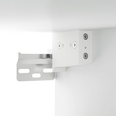 TV-seinäkaapit 2 kpl valkoinen 80x30x30 cm tekninen puu