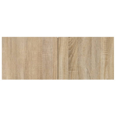 TV-seinäkaapit 2 kpl Sonoma-tammi 80x30x30 cm tekninen puu
