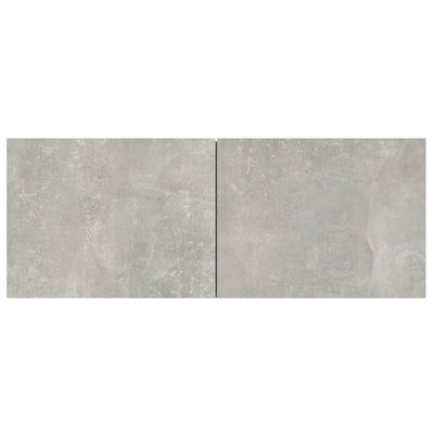 TV-seinäkaapit 2 kpl betoninharmaa 80x30x30 cm tekninen puu
