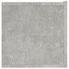 TV-seinäkaapit 2 kpl betoninharmaa 80x30x30 cm tekninen puu