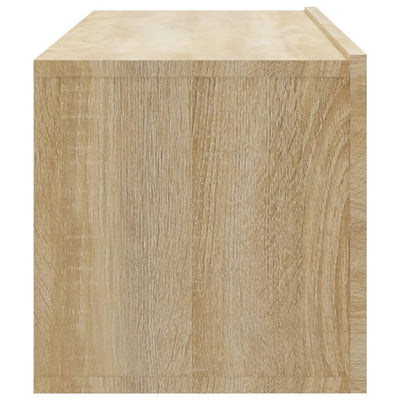 TV-seinäkaapit 2 kpl Sonoma-tammi 100x30x30 cm tekninen puu