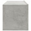 TV-seinäkaapit 2 kpl betoninharmaa 100x30x30 cm tekninen puu