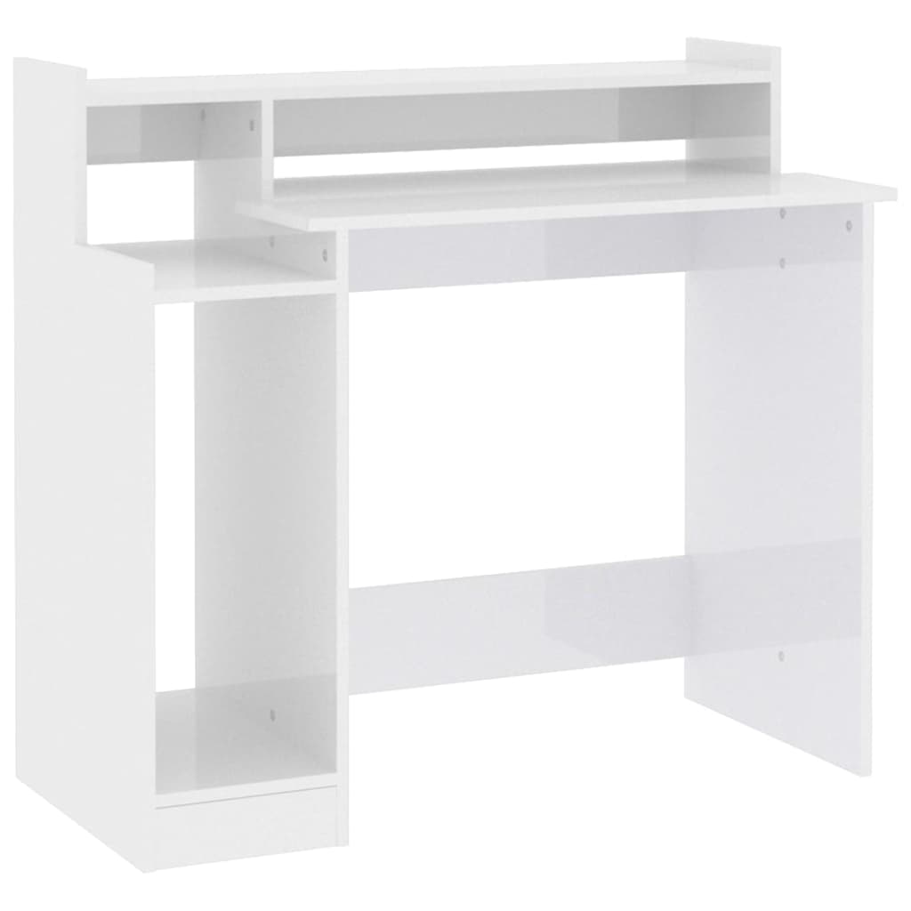 Valk työpöytä led-valoilla Algot 97x45x90cm (puinen)