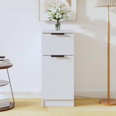 Valkoinen senkki Gombos 30x30x70cm (puinen)