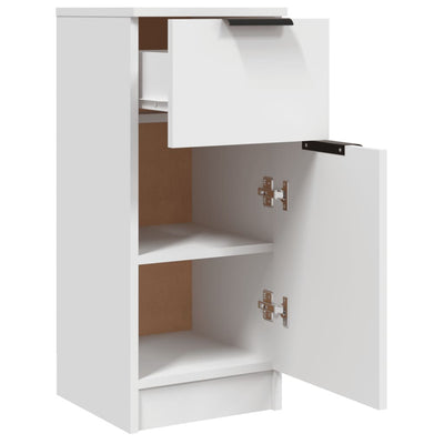 Senkit 2 kpl valkoinen 30x30x70 cm tekninen puu