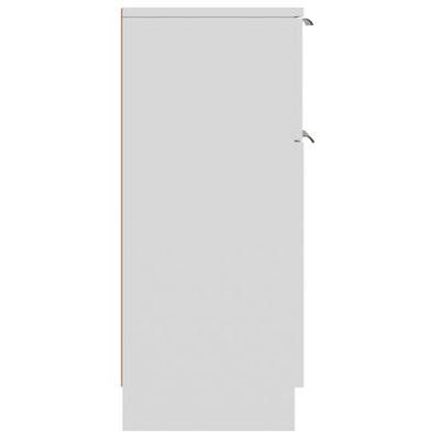 Senkit 2 kpl valkoinen 30x30x70 cm tekninen puu