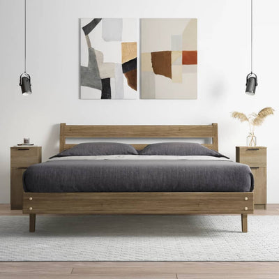 Senkit 2 kpl Sonoma-tammi 30x30x70 cm tekninen puu