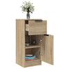 Senkit 2 kpl Sonoma-tammi 30x30x70 cm tekninen puu