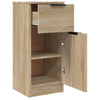 Senkit 2 kpl Sonoma-tammi 30x30x70 cm tekninen puu