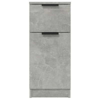 Senkit 2 kpl betoninharmaa 30x30x70 cm tekninen puu
