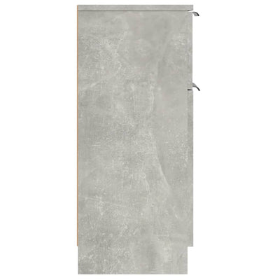 Senkit 2 kpl betoninharmaa 30x30x70 cm tekninen puu
