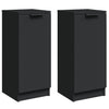 Senkit 2 kpl musta 30x30x70 cm tekninen puu