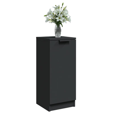 Senkit 2 kpl musta 30x30x70 cm tekninen puu