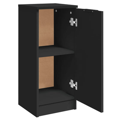 Senkit 2 kpl musta 30x30x70 cm tekninen puu