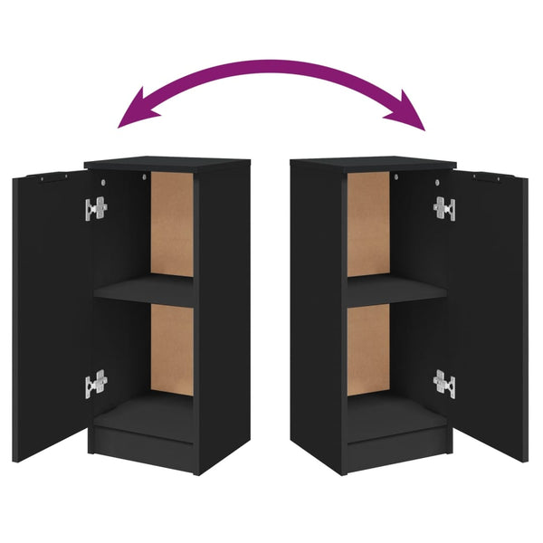 Musta senkit Dunca 30x30x70cm (2 kpl puinen)