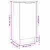 Senkit 2 kpl Sonoma-tammi 30x30x70 cm tekninen puu