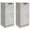 Senkit 2 kpl betoninharmaa 30x30x70 cm tekninen puu