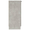Senkit 2 kpl betoninharmaa 30x30x70 cm tekninen puu