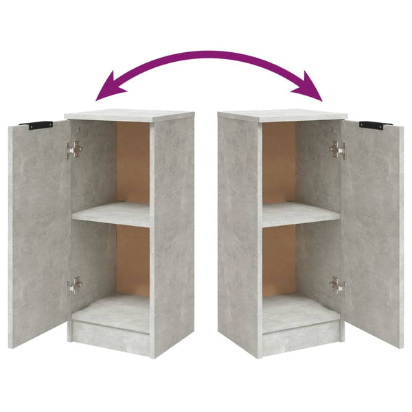 Betoninharmaa senkit Dunca 30x30x70cm (2 kpl puinen)