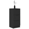 Senkit 2 kpl musta 30x30x70 cm tekninen puu