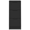 Senkit 2 kpl musta 30x30x70 cm tekninen puu