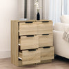 Senkit 2 kpl Sonoma-tammi 30x30x70 cm tekninen puu