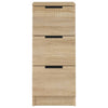 Senkit 2 kpl Sonoma-tammi 30x30x70 cm tekninen puu