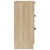 Senkit 2 kpl Sonoma-tammi 30x30x70 cm tekninen puu