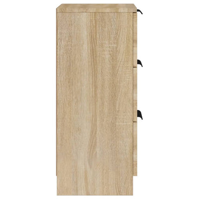 Senkit 2 kpl Sonoma-tammi 30x30x70 cm tekninen puu