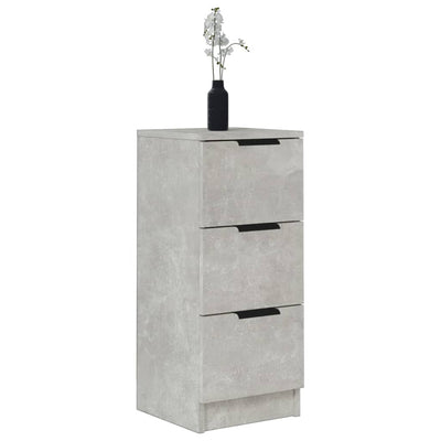Senkit 2 kpl betoninharmaa 30x30x70 cm tekninen puu