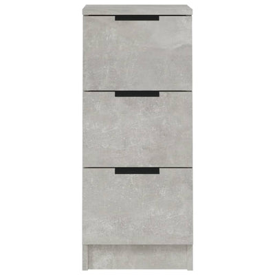 Senkit 2 kpl betoninharmaa 30x30x70 cm tekninen puu